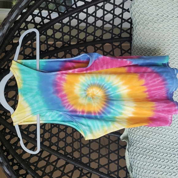✌ Stay Weird tie dye tank - Picture 5 of 7